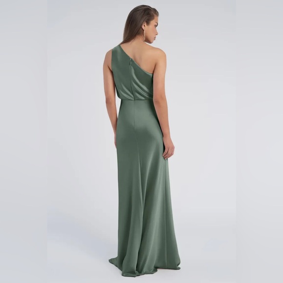 Jenny Yoo Sterling Dress in eucalyptus, 0 - Picture 2 of 3